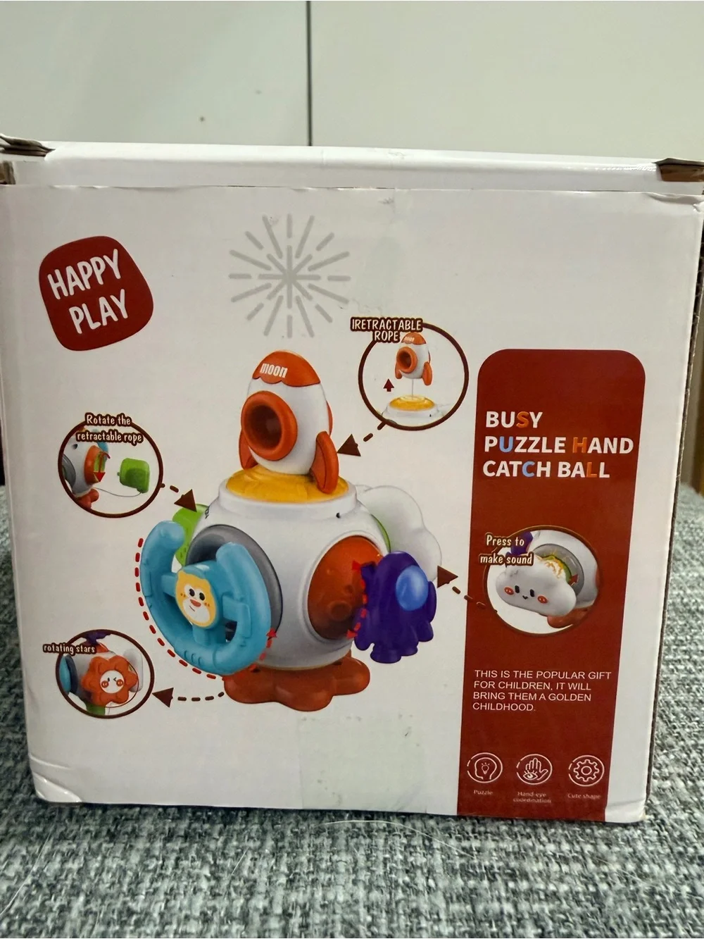 Baby Montessori Sensory Space Rocket toy